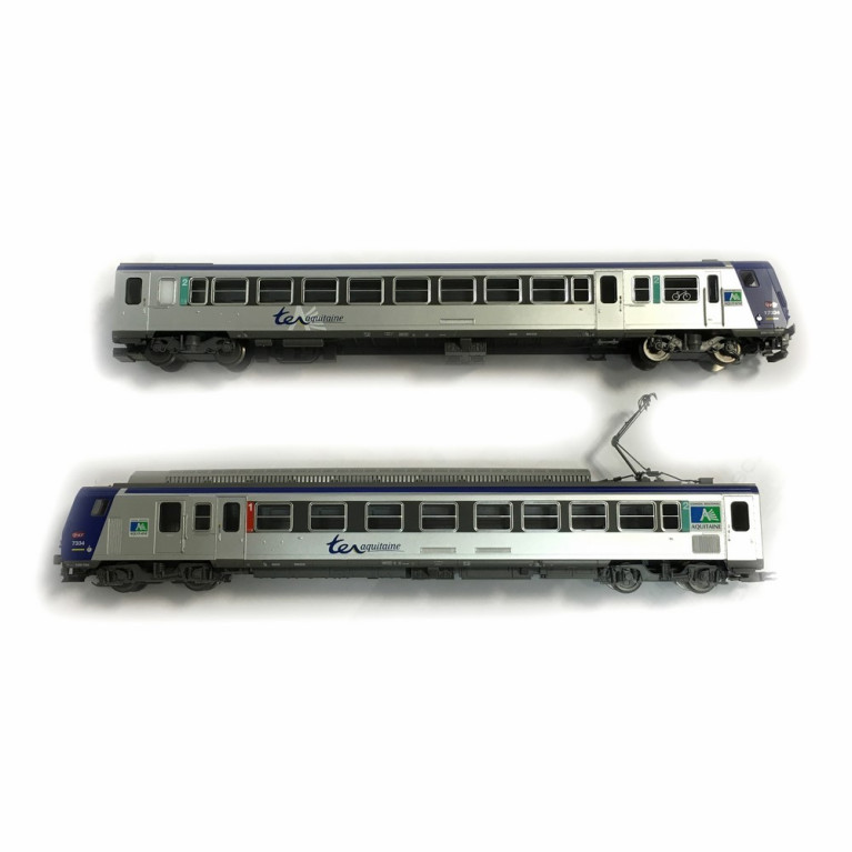 Automotrice Z2 7334 Aquitaine  Sncf ép VI digitale son -HO-1/87-PIKO 96413