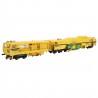 Bourreuse niveleuse Plasser & Theurer roulante non motorisée -HO-1/87-KIBRI 16090