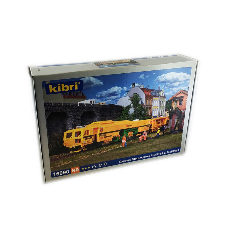 Bourreuse niveleuse Plasser & Theurer roulante non motorisée -HO-1/87-KIBRI 16090