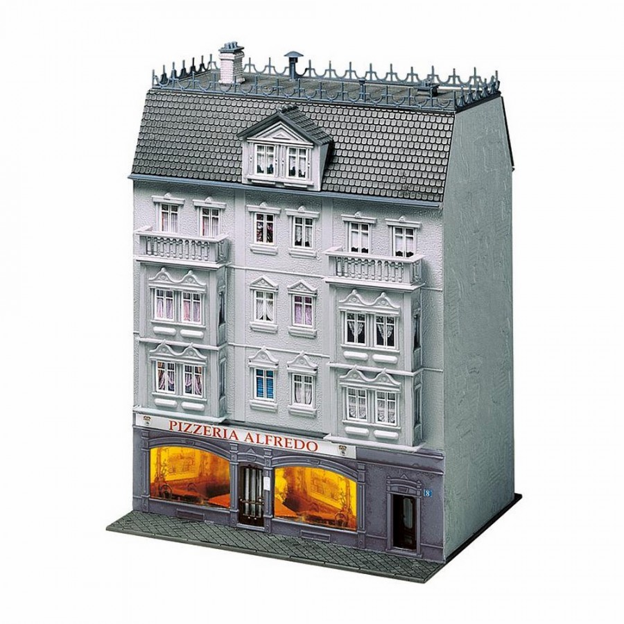 Maison de ville avec pizzeria -HO-1/87-FALLER 130446