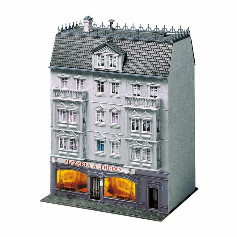 Maison de ville avec pizzeria -HO-1/87-FALLER 130446