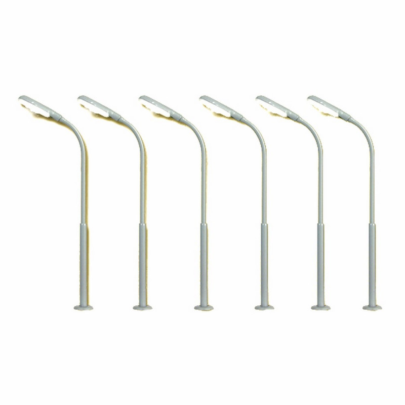 6 lampadaires de rue ou autre-HO-1/87-VIESSMANN 60906