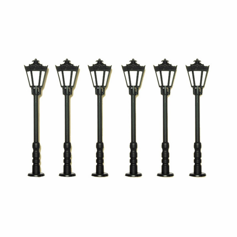 6 lampadaires de rue ou autre-HO-1/87-VIESSMANN 60706