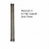 Rail Setrack droite 174mm  code 80 -N-1/160-PECO ST-11