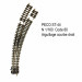 Rail Setrack aiguillage courbe droit  code 80 -N-1/160-PECO ST-44