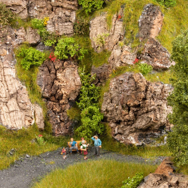 Rochers en liège naturel 80g - toutes échelles -NOCH 08810