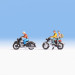 2 motards avec passager -N-1/160-NOCH 36904