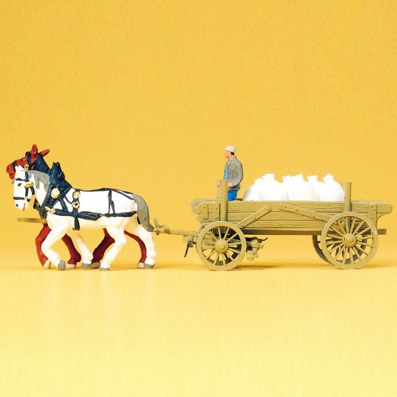 ARTITEC AR387276 Charette Pour Le Transport De Charbon Avec Cheval 8719214080921