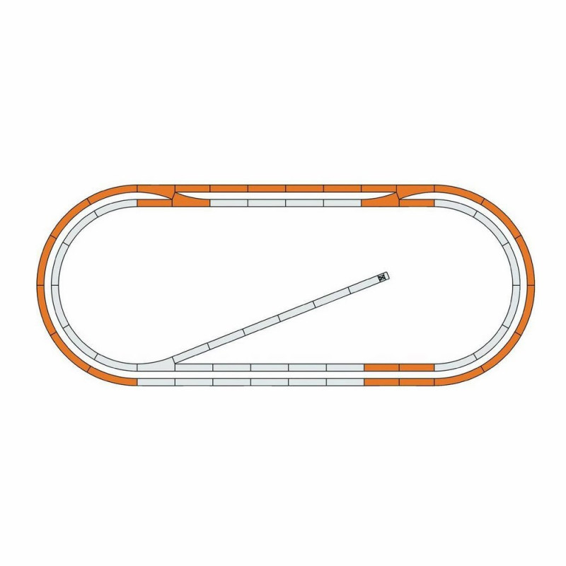 Coffret rails geoline digital -HO-1/87-ROCO 51250