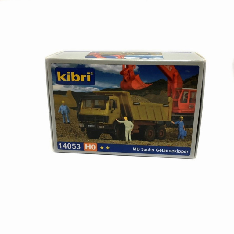 Camion benne 3 essieux-HO-1/87-KIBRI 14053