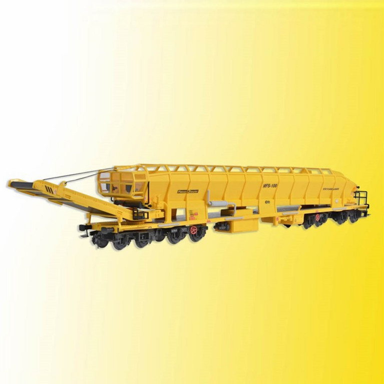 Wagon élévateur et transport de ballast PLASSER & THEURER MFS 100-HO-1/87-KIBRI 16150