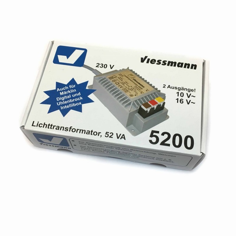 Sh viessmann 5200 lumière-transformateur 16 v 52 va 
