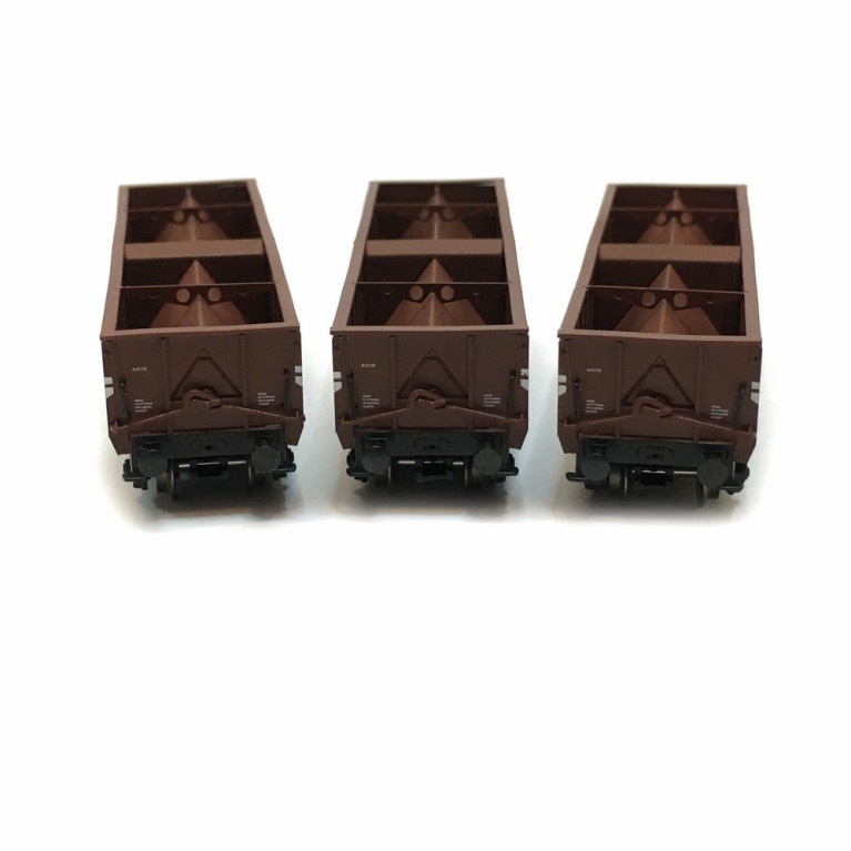 3 wagons trémies à ballast  epIV -N-1/160-ARNOLD HN6364