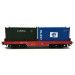 Wagon porte conteneurs-HO-1/87-MARKLIN 44700