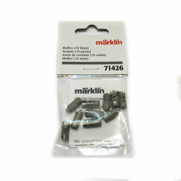10 fiches de connexion femelles grises -MARKLIN 71426
