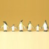 6 pingouins -HO-1/87-PREISER 20398