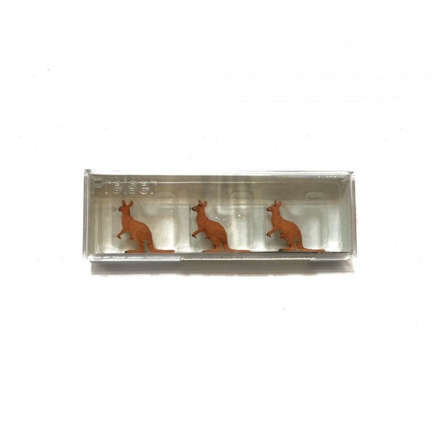 3 kangourous -HO-1/87-PREISER 20392