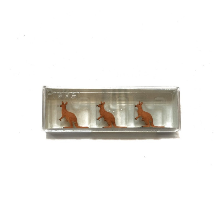 3 kangourous -HO-1/87-PREISER 20392