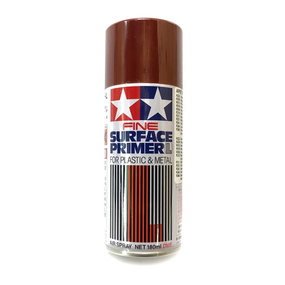 Apprêt plastique et métal gris clair Spray de 180ml-TAMIYA 87064