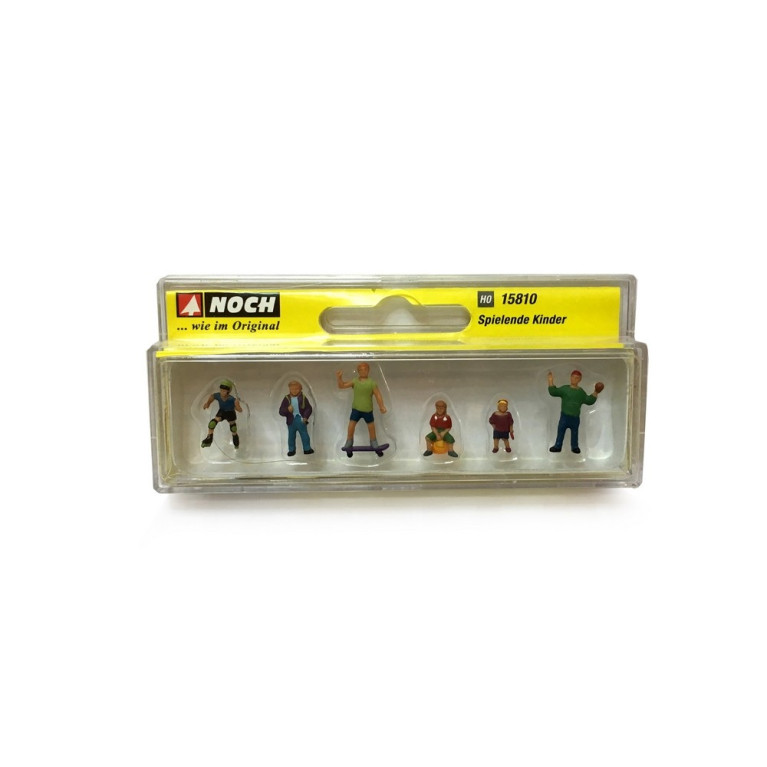 6 enfants en train de jouer-HO-1/87-NOCH 15810
