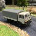 DAF F 900 gris clair baché -HO-1/87-BREKINA 34801