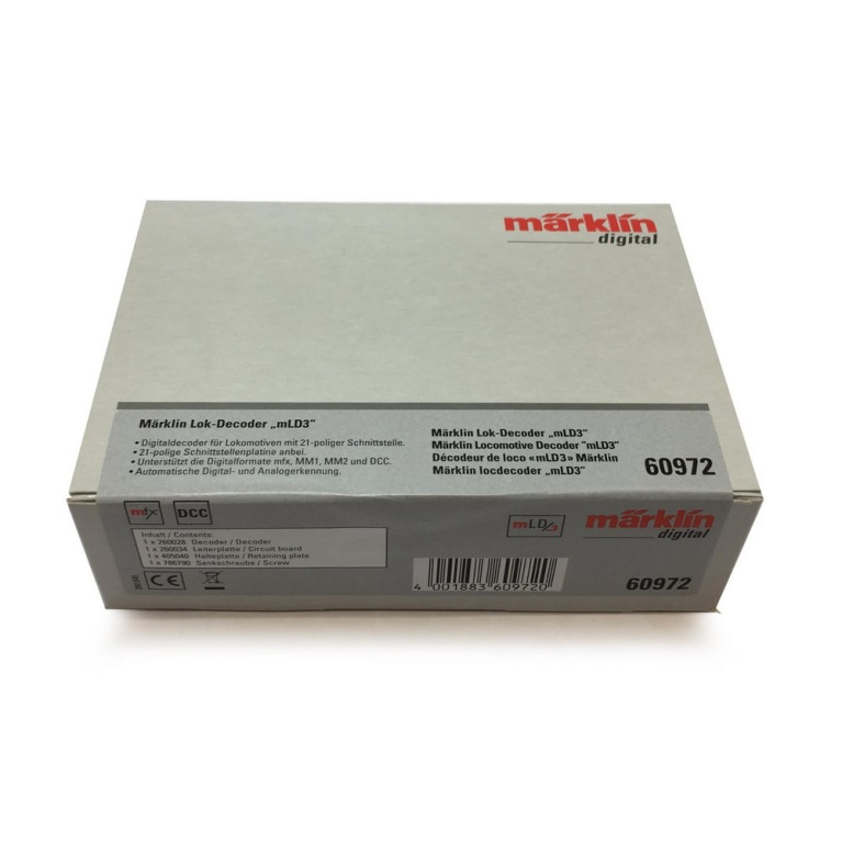 Décodeur multi-protocole mLD3 21 broches-MARKLIN 60972