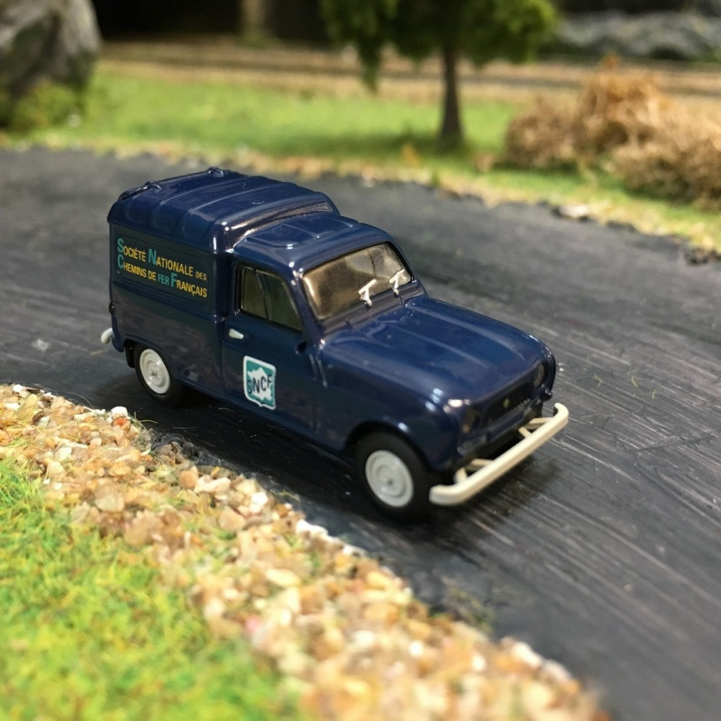 Renault 4L fourgonnette SNCF-HO-1/87-BREKINA 14741