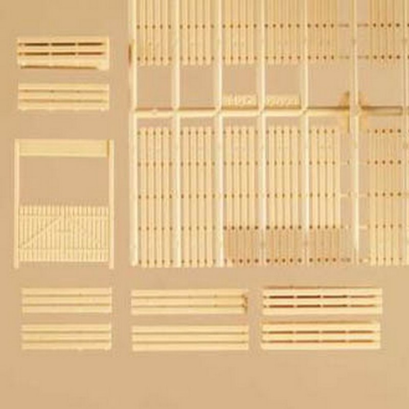 Plaque Tournante Ho Lot De 10 Palettes De Train HO Avec Cartons - Décor Fait Main En Plastique Maquette Ho - Foto 12