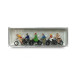 5 Cyclistes-HO-1/87-PREISER 10091