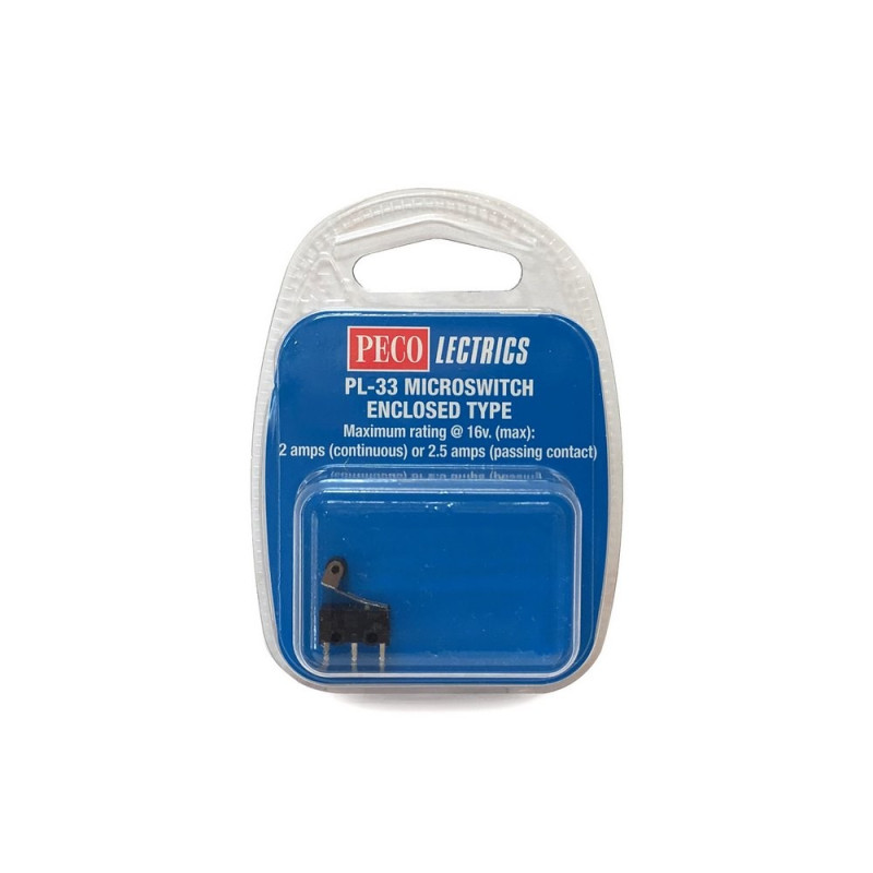 Microswitch (interrupteur) type joint -Toutes échelles-PECO PL-33