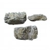 Moule flexible de 3 rochers aléatoires -HO et N-WOODLAND SCENICS C1234