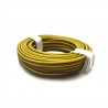 Câble jaune et marron souple cuivre 5ml 0.14mm² BUSCH 1780