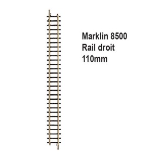 Rail droit 110mm-Z 1/220-MARKLIN 8500