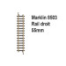 Rail droit 55mm-Z 1/220-MARKLIN 8503