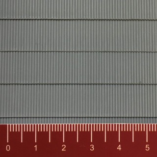 Plaque plastique toit type tôle ondulée HO-1/87-VOLLMER 46027