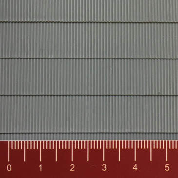 Plaque plastique toit type tôle ondulée HO-1/87-VOLLMER 46027