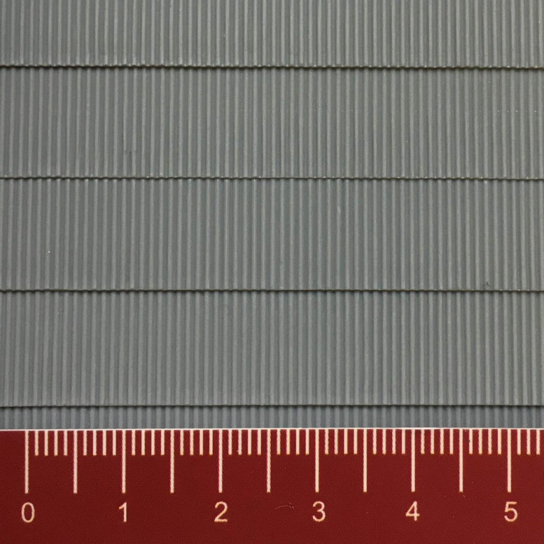 Plaque plastique toit type tôle ondulée HO-1/87-VOLLMER 46027
