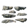 Moule flexible pour roche de remblais-HO et N-WOODLAND SCENICS C1233