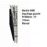 Rail aiguillage gauche R 490, 110mm, 13 degrès manuel -Z 1/220-MARKLIN 8565
