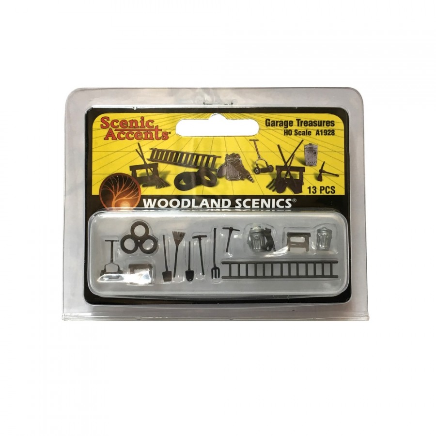 Eléments de garage individuel-HO 1/87-WOODLAND SCENICS A1928