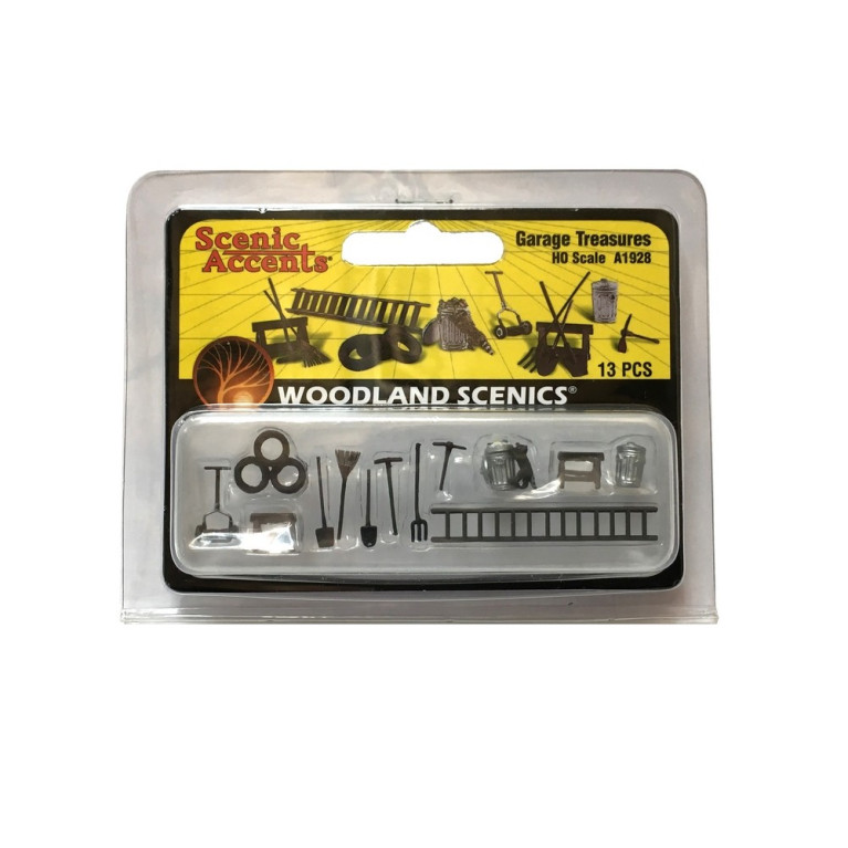Eléments de garage individuel-HO 1/87-WOODLAND SCENICS A1928
