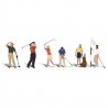 6 golfeurs + accessoires-HO 1/87-WOODLAND SCENICS A1907