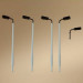 Lampadaires muraux ou sur pied-HO 1/87-AUHAGEN 41624