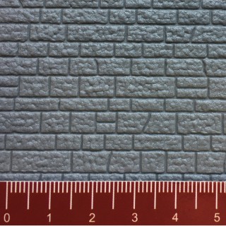 Plaque plastique mur de pierre de taille HO-1/87-VOLLMER 46024
