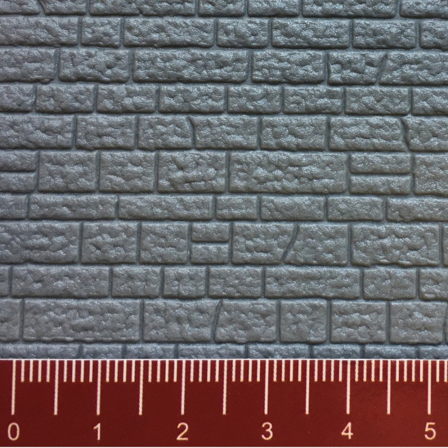 Plaque plastique mur de pierre de taille HO-1/87-VOLLMER 46024