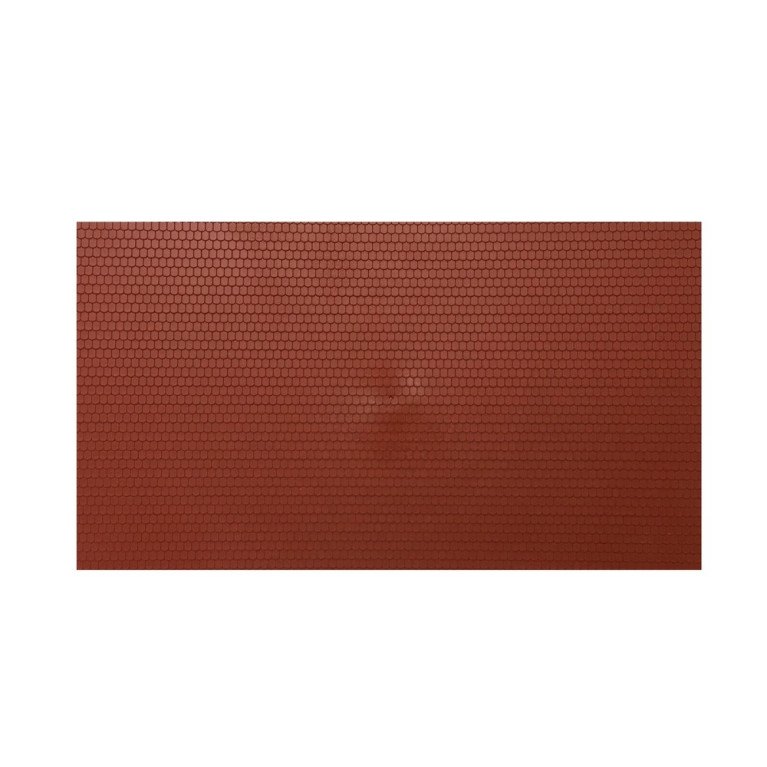 Plaque plastique toit tuiles terre cuite HO-1/87-VOLLMER 46026
