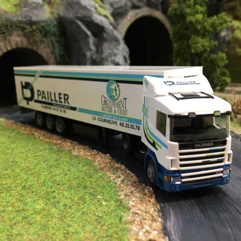 Semi-remorque Scania 4R Pailler-HO-1/87-AWM 54542