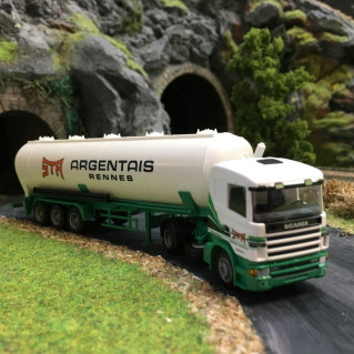 Semi-remorque Scania 4R Citerne Argentais-HO-1/87-AWM 54540