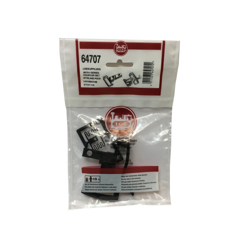 Attelage pour locomotive série 2070-G-1/22.5-LGB 64707