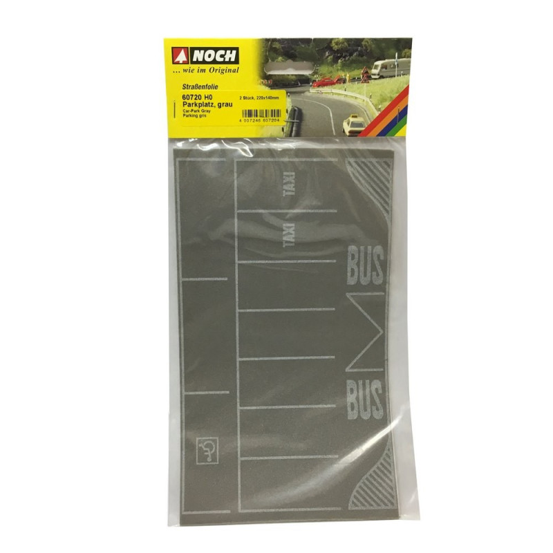 Courbe Ferroviaire NOCH 60710 – Gris Clair, 66 Mm – Pour Maquettes HO 1/87